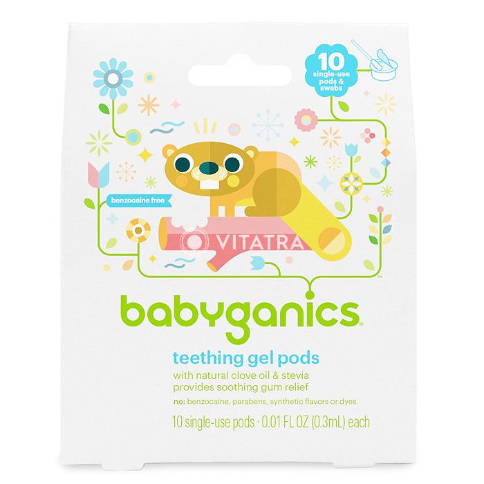 teething gel pods babyganics